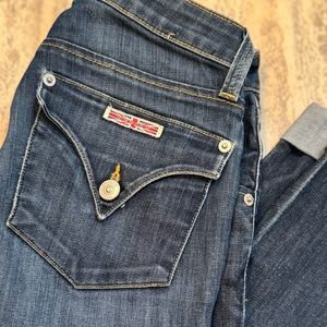 Hudson Jeans Size 24 Bacara Crop Straight Cuffed